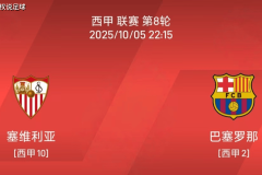 10.5西甲：塞维利亚vs巴塞罗那比赛分析